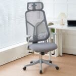כיסא משרדי יוקרתי ארגונומי דגם 7003 בצבע אפור