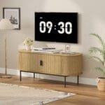 מזנון טלוויזיה מעוצב לסלון דגם 4078 באורך 120 ס"מ צבע אלון