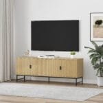 מזנון טלוויזיה יוקרתי לסלון דגם 4055 באורך 160 ס"מ צבע אלון