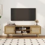 מזנון טלוויזיה דמוי ראטן לסלון באורך 150 ס"מ דגם 4079