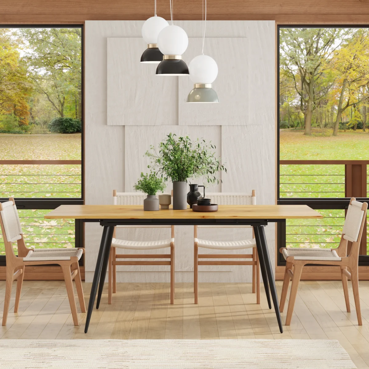 שדרגו את הבית עם שולחן אוכל דגם 802 בגוון אלון חם. השולחן כולל מנגנון הרחבה חכם לאירוח של עד 8 סועדים. בנוסף, הוא מציע עמידות גבוהה ועיצוב נורדי מודרני במחיר משתלם.