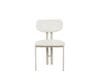 ⁦כיסא לפינת אוכל דגם 6122 בצבע בז' בשילוב רגליים תואמות⁩ – תמונה ⁦5⁩