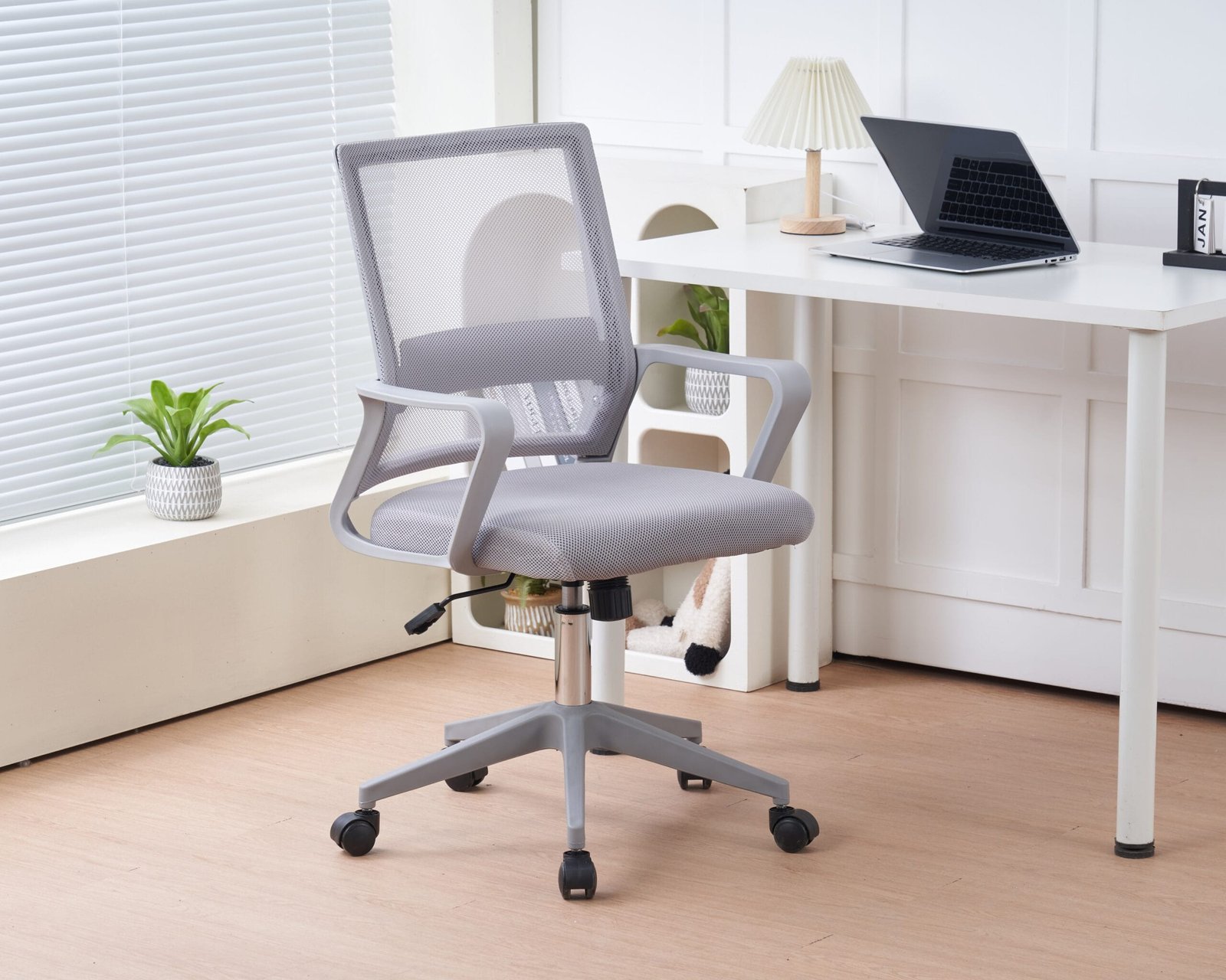 כיסא מחשב אפור מדגם 7007