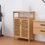 ⁦שידת אחסון מבמבוק לכניסה לבית או לחדר רחצה דגם 905⁩ – תמונה ⁦2⁩