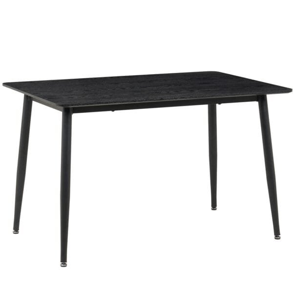 שולחן פינת אוכל מלבני דגם 801  בצבע שחור