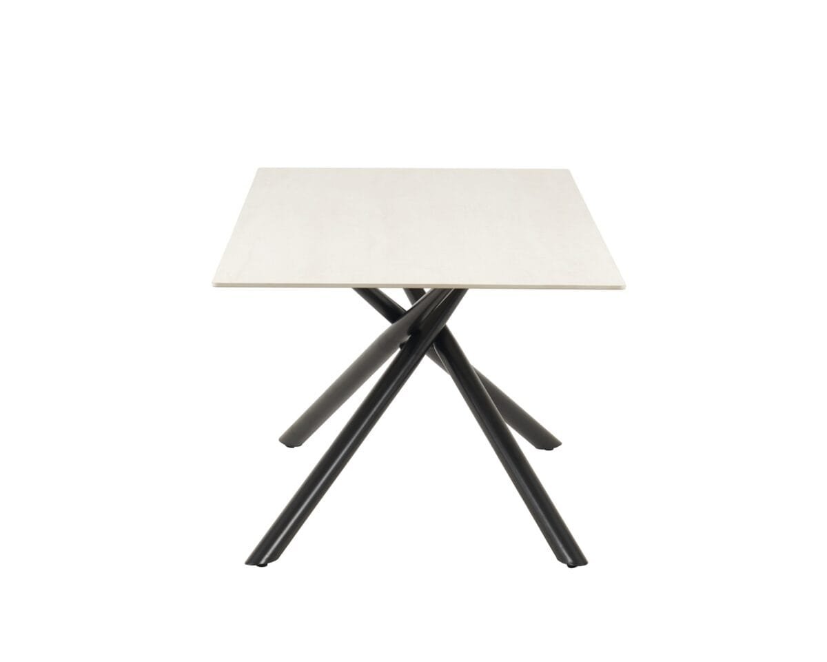 ⁦שולחן פינת אוכל מלבני יוקרתי עשוי שיש דגם 814 בצבע טרוונטין⁩ – תמונה ⁦4⁩