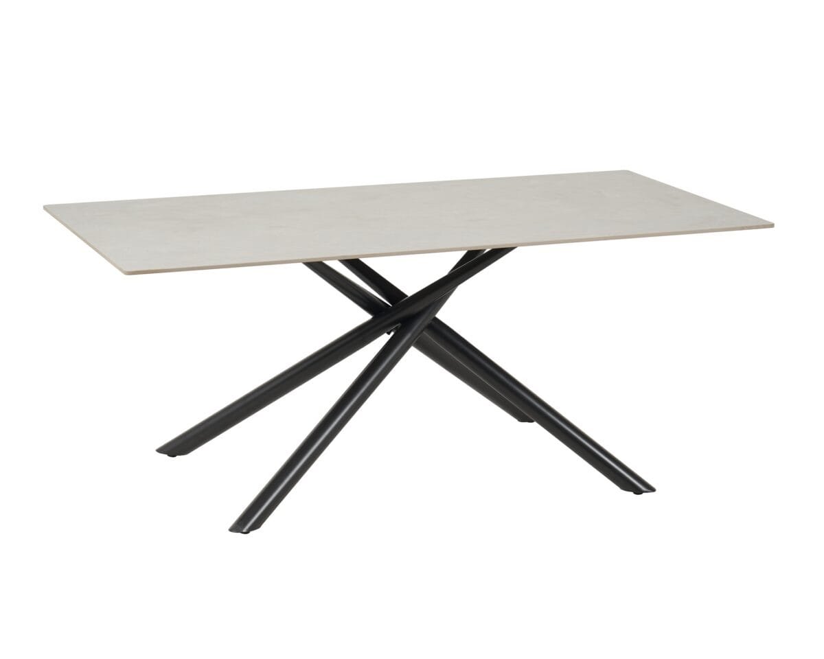 ⁦שולחן פינת אוכל מלבני יוקרתי עשוי שיש דגם 814 בצבע אפור⁩ – תמונה ⁦3⁩