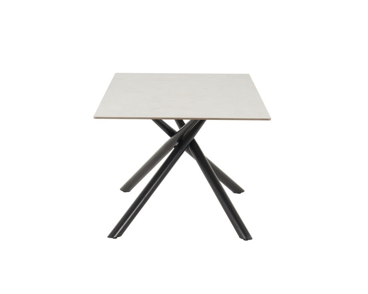 ⁦שולחן פינת אוכל מלבני יוקרתי עשוי שיש דגם 814 בצבע אפור⁩ – תמונה ⁦2⁩