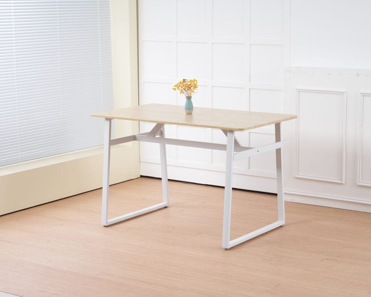 ⁦שולחן פינת אוכל מלבני בצבע עץ דגם 815⁩ – תמונה ⁦4⁩