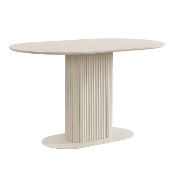 שולחן פינת אוכל אובלי דגם 811 בצבע סהרה