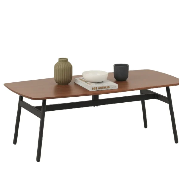 שולחן קפה מלבני לסלון דגם 5014 בצבע עץ אגוז