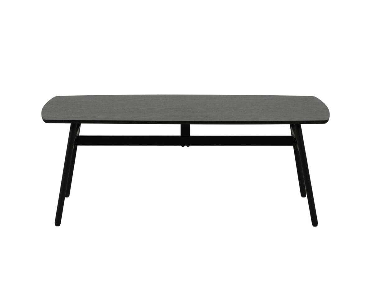 ⁦שולחן קפה מלבני לסלון דגם 5014 בצבע עץ שחור⁩ – תמונה ⁦3⁩