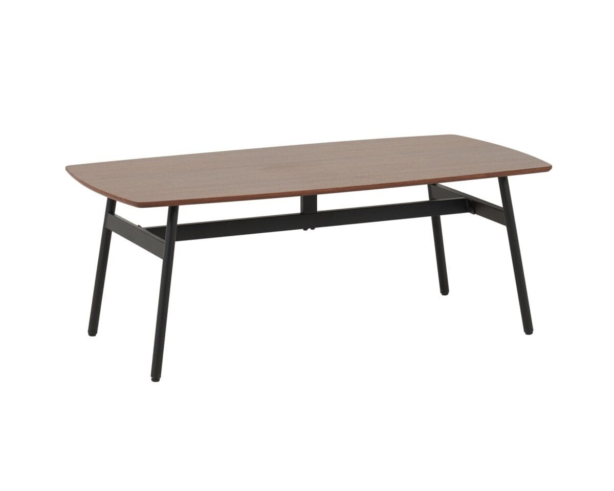 ⁦שולחן קפה מלבני לסלון דגם 5014 בצבע עץ אגוז⁩ – תמונה ⁦2⁩