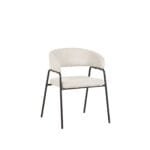 כיסא מרופד לפינת אוכל דגם 6132 בצבע קרם