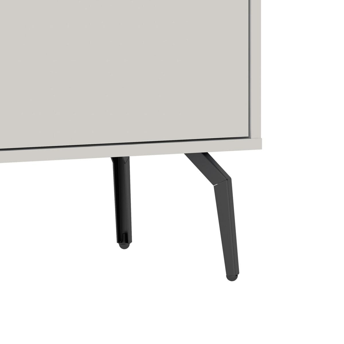 ⁦שידת לילה מעוצבת לצד המיטה בצבע שמנת דגם 3289⁩ – תמונה ⁦4⁩