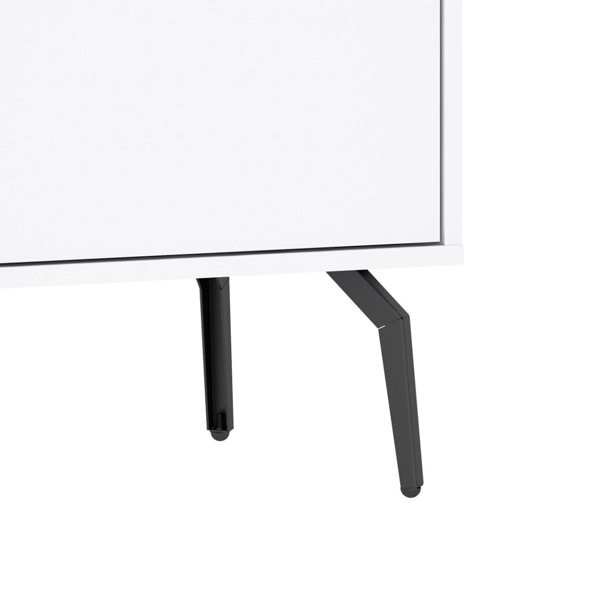 ⁦שידת לילה מעוצבת לצד המיטה בצבע לבן דגם 3289⁩ – תמונה ⁦9⁩