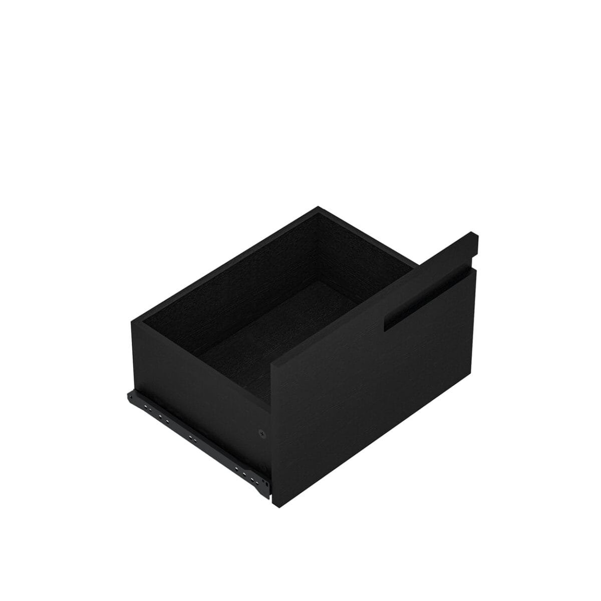 ⁦שידת לילה מעוצבת לצד המיטה בצבע שחור דגם 3289⁩ – תמונה ⁦3⁩