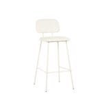 כיסא בר בר מרופד דגם 6143 בצבע קרם