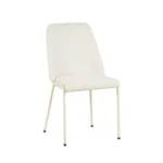 כיסא מרופד לפינת אוכל דגם 6140 בצבע שמנת