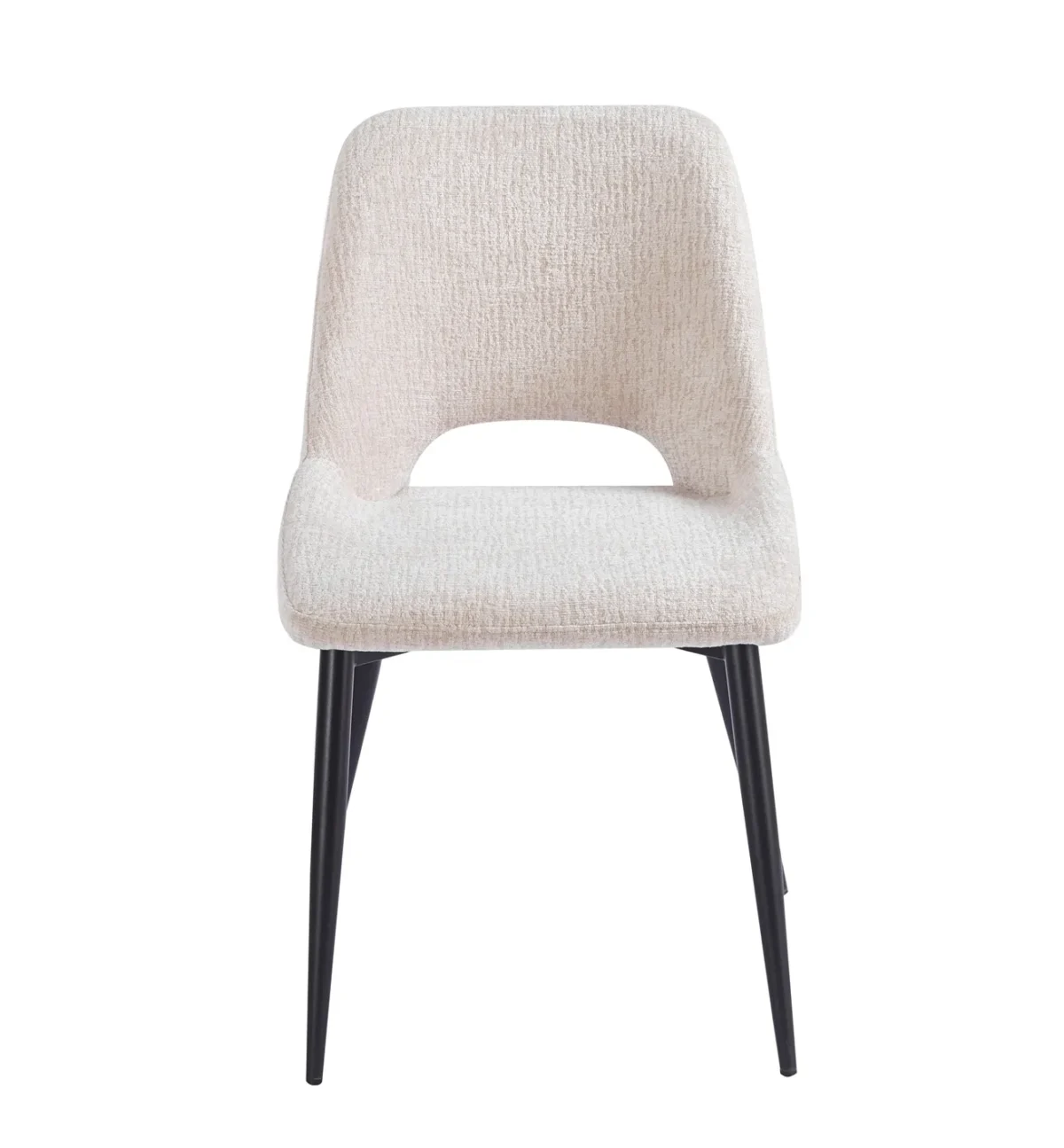 ⁦כיסא מרופד לפינת אוכל דגם 6160 בצבע אבן⁩ – תמונה ⁦2⁩