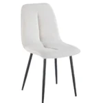 כיסא מרופד לפינת אוכל דגם 6139 בצבע קרם