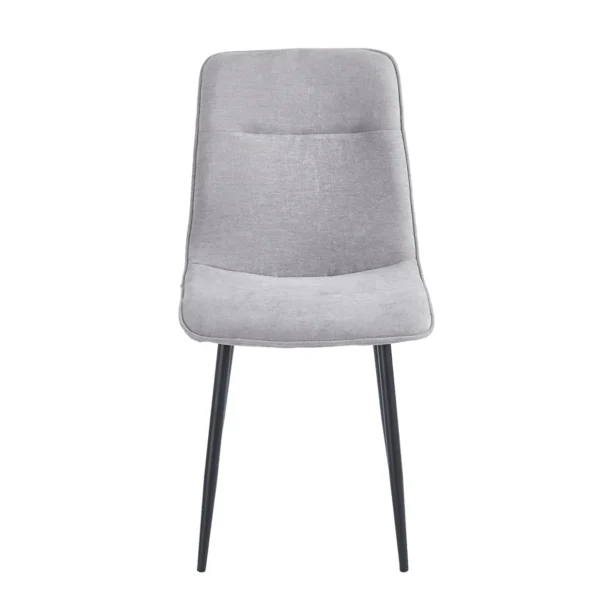 כיסא מרופד לפינת אוכל דגם 6163 בצבע אפור