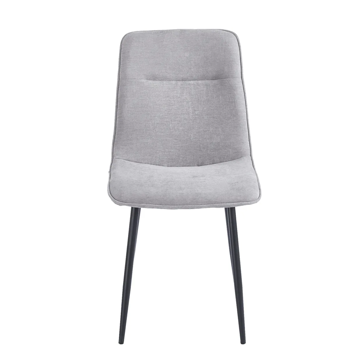 6163 (2) כיסא מרופד לפינת אוכל דגם 6163 בצבע אפור – תמונה 1