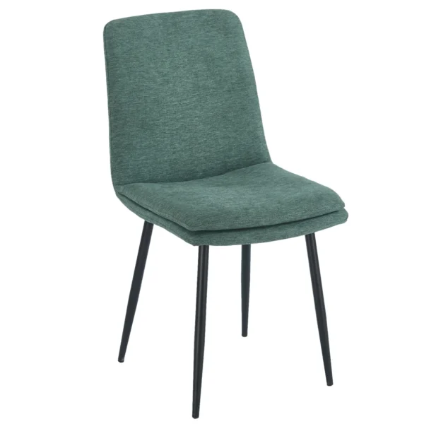 כיסא מרופד לפינת אוכל דגם 6164 בצבע ירוק