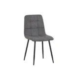כיסא מרופד לפינת אוכל דגם 6149 בצבע אפור כהה