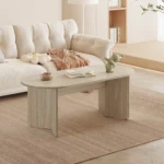 שולחן סלון אובלי דגם 5030 בגימור טרוונטין