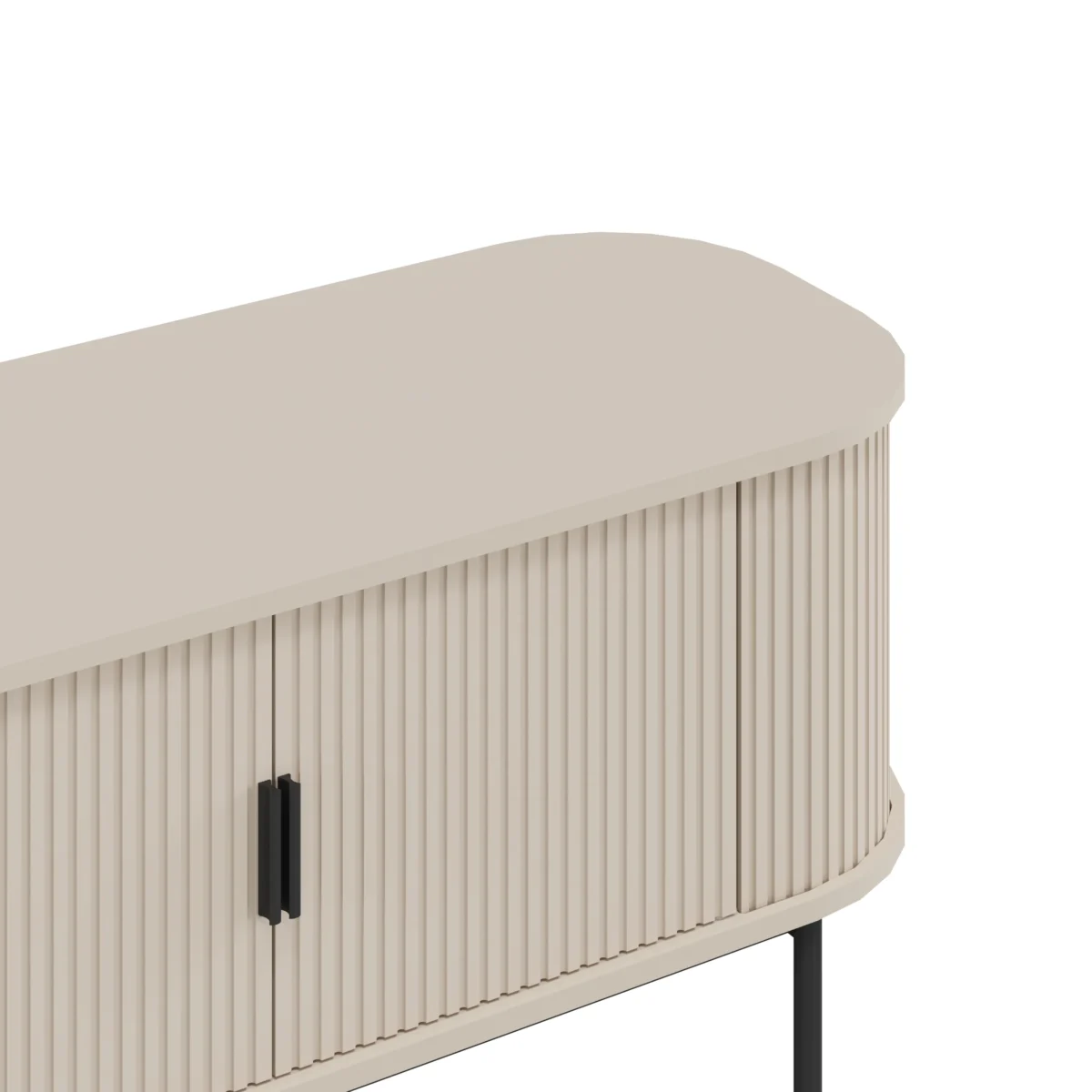 ⁦מזנון טלוויזיה יוקרתי לסלון דגם 4080 באורך 180 ס"מ צבע קרם - סהרה⁩ – תמונה ⁦5⁩