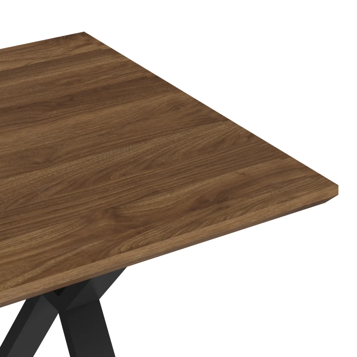 ⁦שולחן פינת אוכל מלבני דגם 806 בצבע עץ אגוז⁩ – תמונה ⁦4⁩