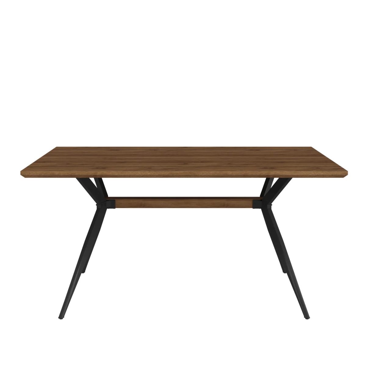 ⁦שולחן פינת אוכל מלבני דגם 818 בצבע עץ אגוז⁩ – תמונה ⁦3⁩