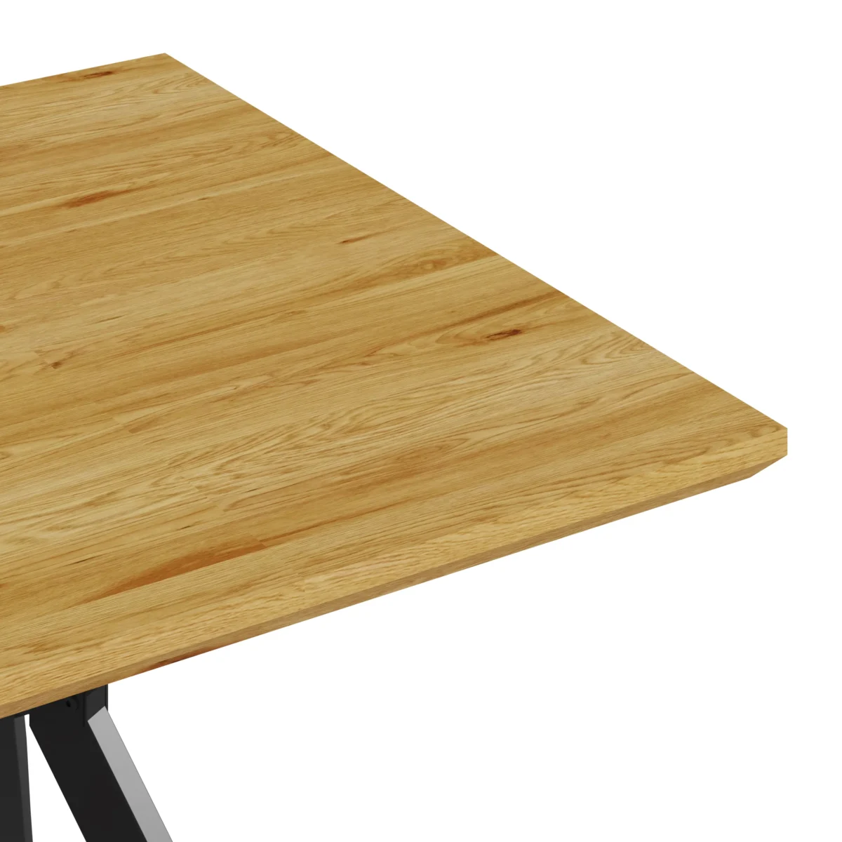 ⁦שולחן פינת אוכל מלבני דגם 818 בצבע עץ אלון⁩ – תמונה ⁦5⁩