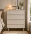 ⁦שידת אחסון 4 מגירות דגם 5205 בצבע סהרה⁩ – תמונה ⁦2⁩