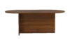 ⁦שולחן סלון אובלי דגם 5238 בצבע אגוז⁩ – תמונה ⁦6⁩