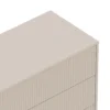 ⁦שידת אחסון 5 מגירות דגם 5059 בצבע קרם סהרה⁩ – תמונה ⁦5⁩