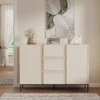 ⁦שידת אחסון דגם 5088 - 3 מגירות ו-2 דלתות, צבע סהרה⁩ – תמונה ⁦2⁩