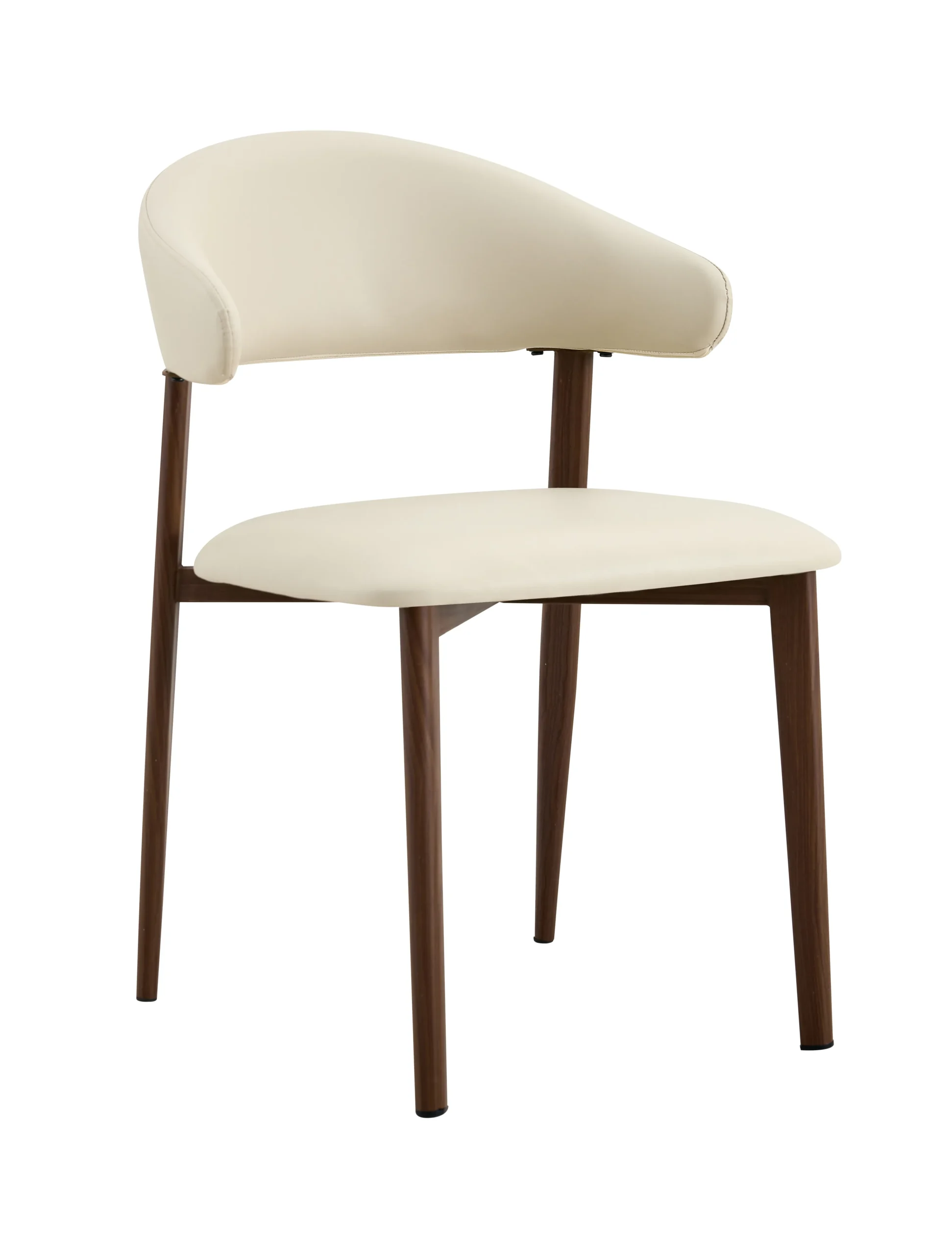 DC6375WALNUT-1.webp כיסא מרופד לפינת אוכל דגם 6375 בצבע אגוז – תמונה 1