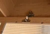 יחידת מדפים מעץ בשילוב דלתות זכוכית דגם 242 בצבע עץ אלון – תמונה 8