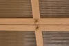 יחידת מדפים מעץ בשילוב דלתות זכוכית דגם 242 בצבע עץ אלון – תמונה 9